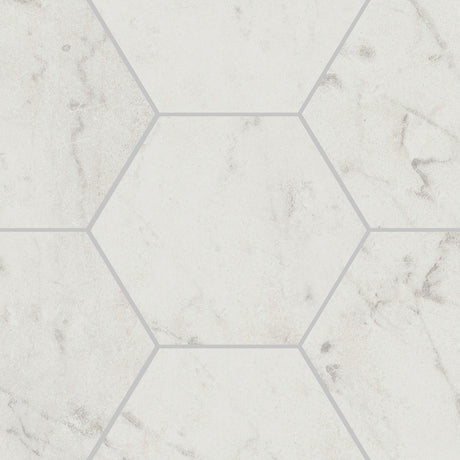 Unicom Starker Marmorea Carrara Hexagon (detail)