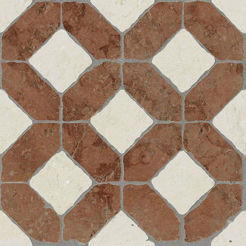 Unicom Starker Marmorea Domus Aurea Rosso (detail)