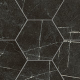 Unicom Starker Marmorea Nero Marquinia Hexagon (detail)