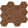 Unicom Starker Marmorea Rosso Verona Hexagon Mosaic 30 x 34cm