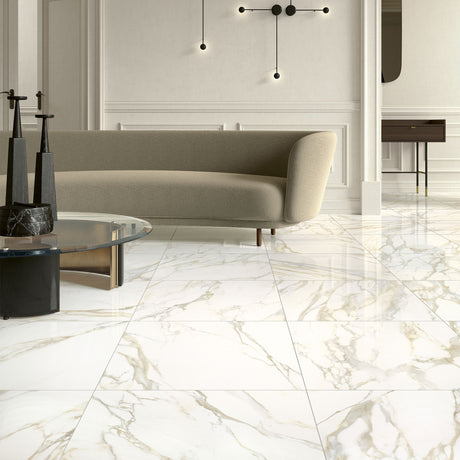 Unicom Starker Muse 2.0 Calacatta Gold Tiles
