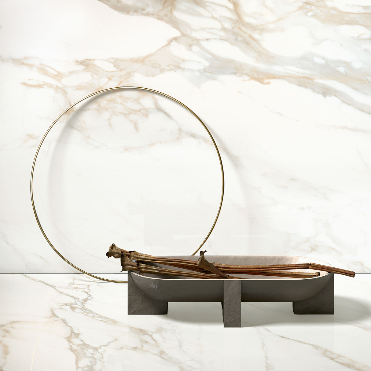 Unicom Starker Muse 2.0 Calacatta Gold Tiles