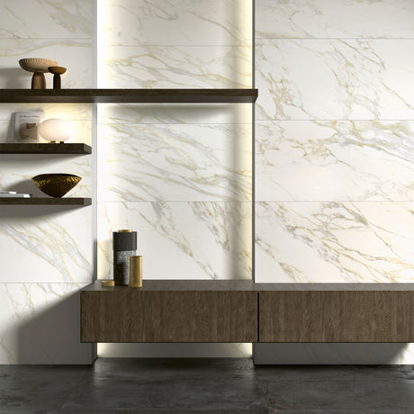 Unicom Starker Muse 2.0 Calacatta Gold Tiles