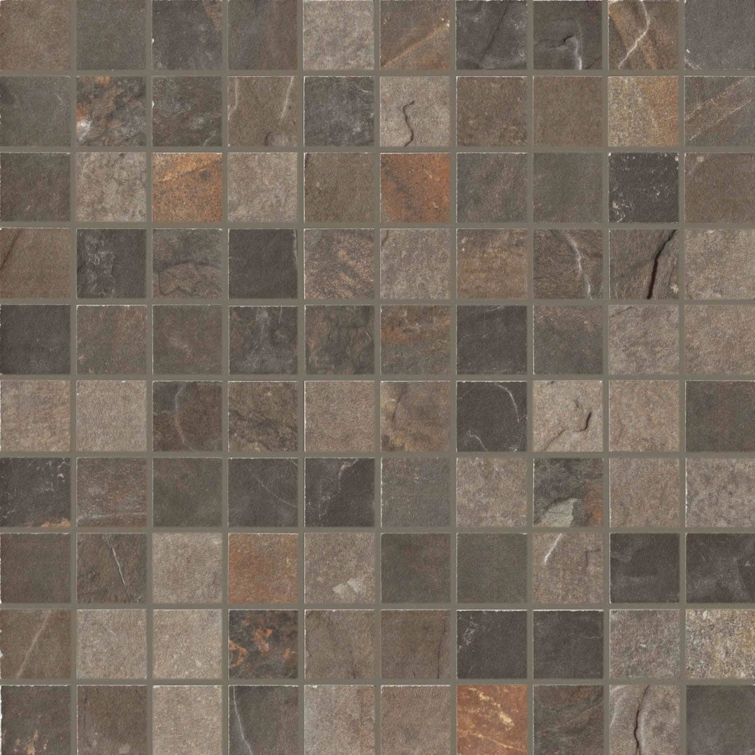 Unicom Starker Natural Slate Multicolour Mosaico 30.5 x 30.5cm