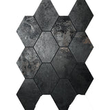 Unicom Starker Oxid Iron Hexagon Mosaic 25 x 34cm