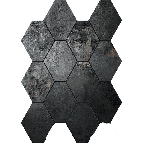Unicom Starker Oxid Iron Hexagon Mosaic 25 x 34cm