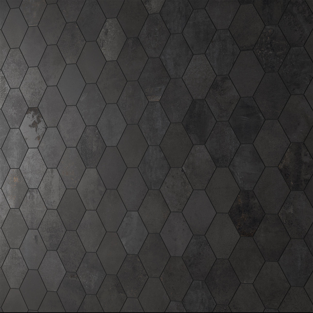 Unicom Starker Oxid Iron Hexagon Mosaics