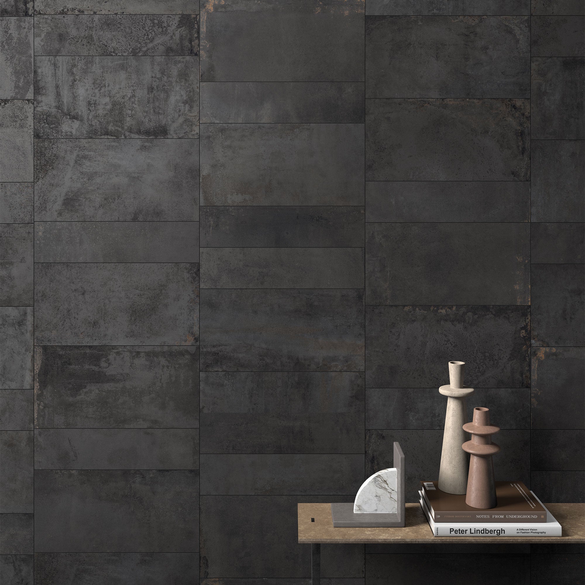Unicom Starker Oxid Iron Rett Wall & Floor Tiles