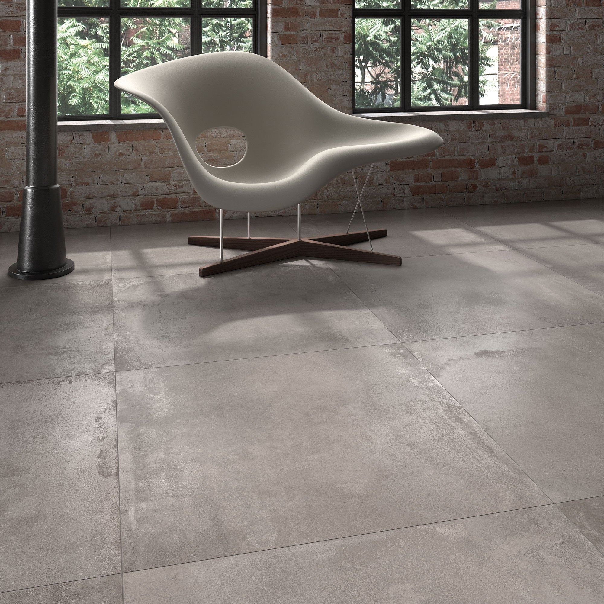 Unicom Starker Oxid Silver Rett Wall & Floor Tiles
