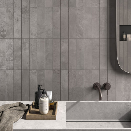 Unicom Starker Oxid Silver Rett Wall & Floor Tiles
