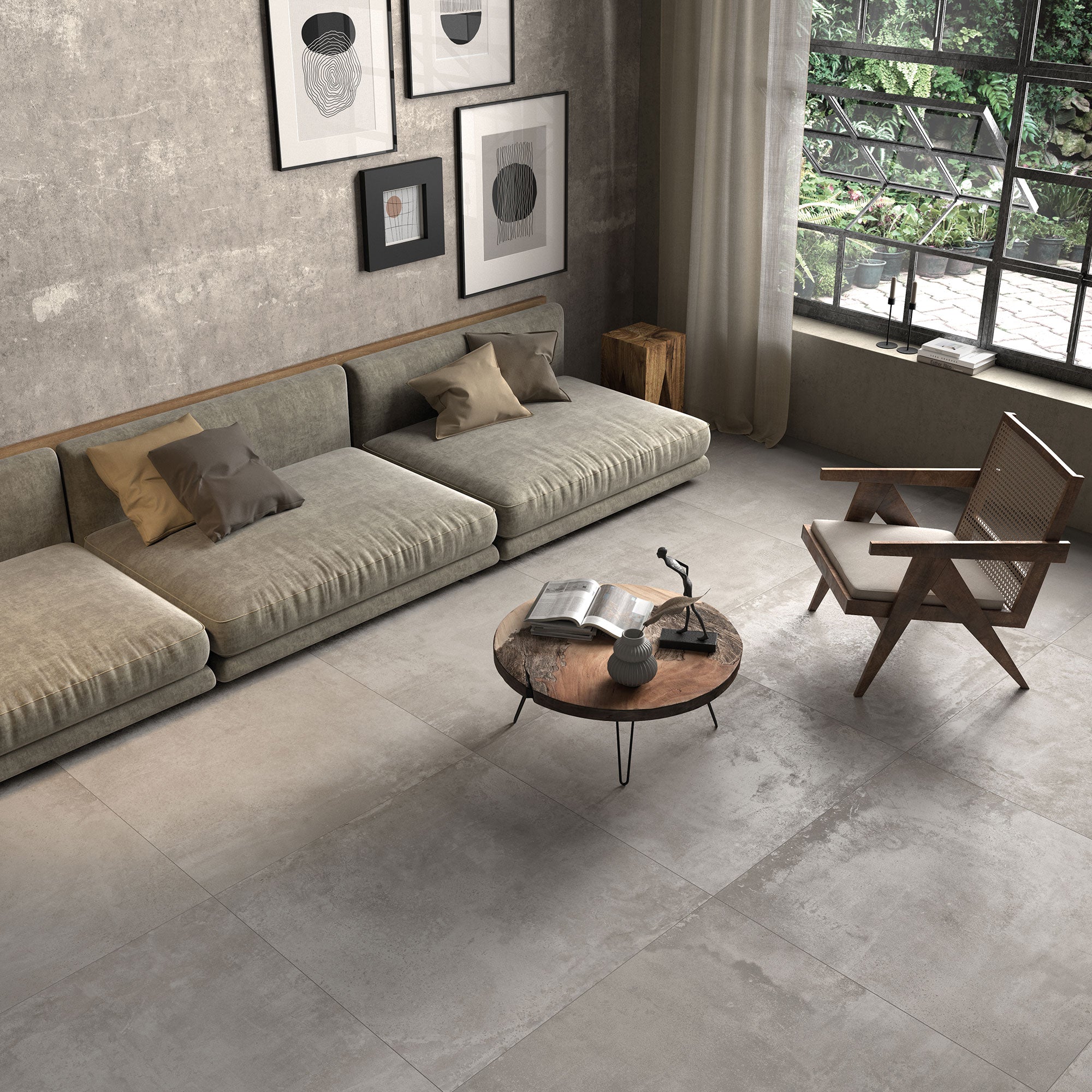 Unicom Starker Oxid Titanium Rett Wall & Floor Tiles