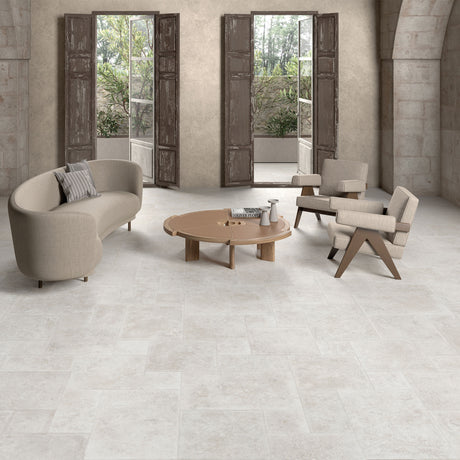 Unicom Starker Pierre Neuve Blanc Rett Wall & Floor Tiles