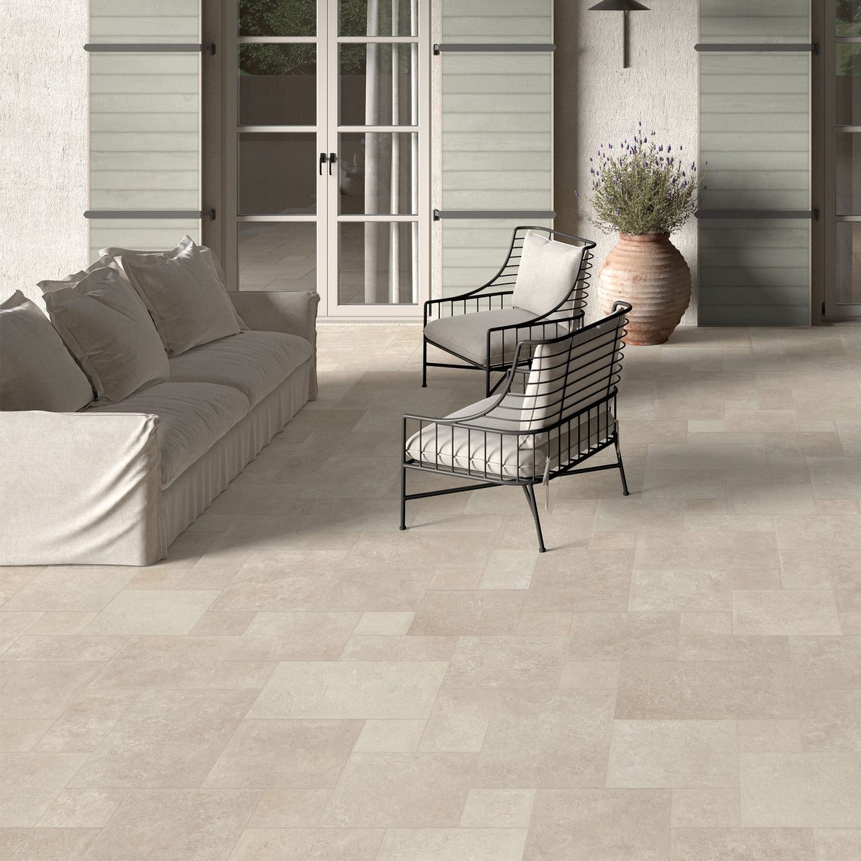 Unicom Starker Pierre Neuve Creme Rett Wall & Floor Tiles