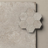 Unicom Starker Pierre Neuve Noisette tiles and mosaic