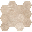 Unicom Starker Pierre Neuve Sable Hexagon Mosaic 30 x 34cm