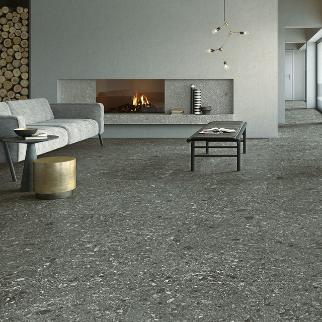 Unicom Starker Pietra di Gré Antracite Rett Wall & Floor Tiles
