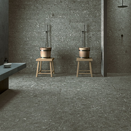 Unicom Starker Pietra di Gré Antracite Rett Wall & Floor Tiles