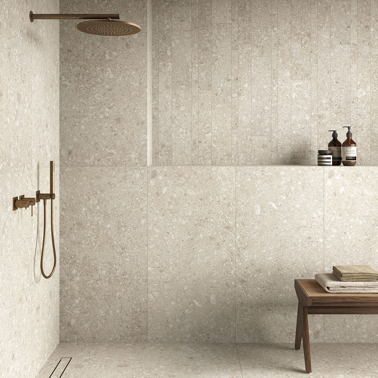 Unicom Starker Pietra di Gré Beige tiles & Plank decors