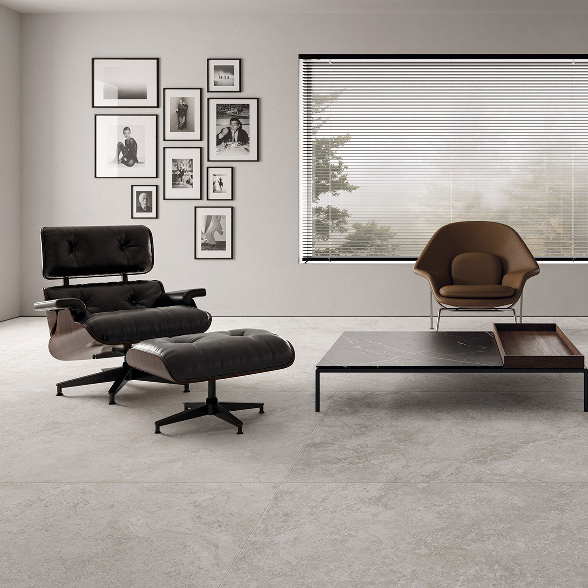 Unicom Starker Select Grey Rett Wall & Floor Tiles