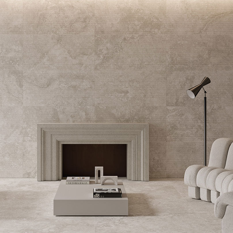 Unicom Starker Select Ivory Linear Wall Decors