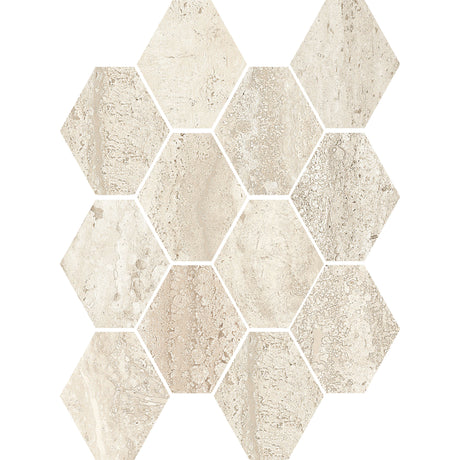 Unicom Starker Tibur Stone Classico Hexagon Mosaic 25 x 34cm