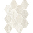 Unicom Starker Tibur Stone Opale Hexagon Mosaic 25 x 34cm