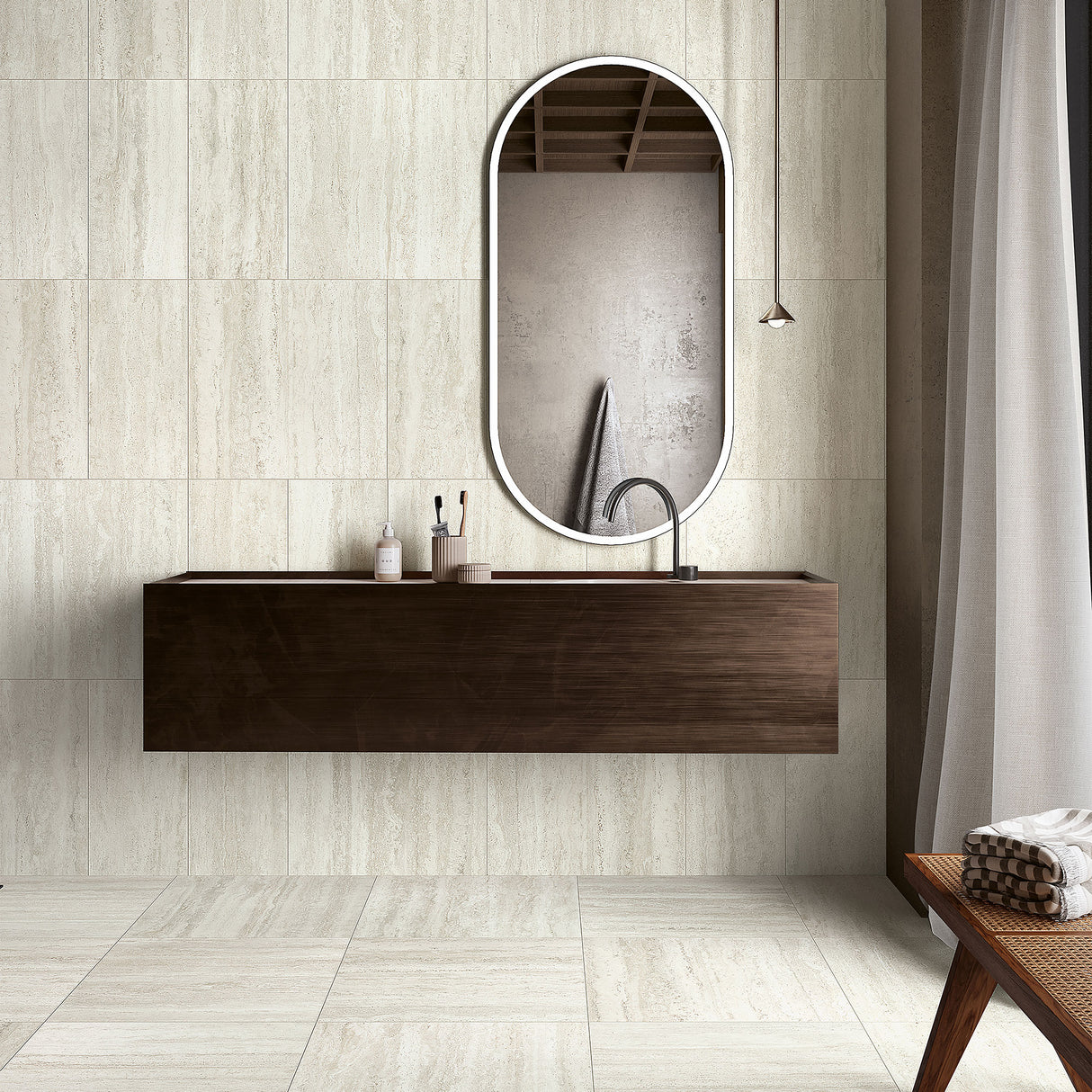 Unicom Starker Tibur Stone Opale Rett Wall & Floor Tiles