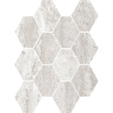 Unicom Starker Tibur Stone Selce Hexagon Mosaic 25 x 34cm