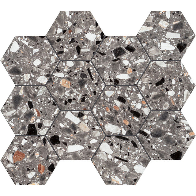 Unicom Starker Venice Canalgrande Hexagon Mosaic 30 x 34cm