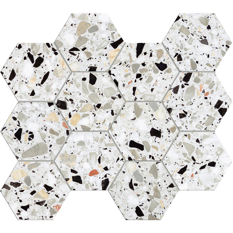 Unicom Starker Venice Murano Hexagon Mosaic 30 x 34cm
