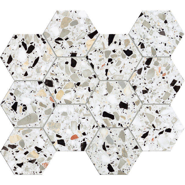 Unicom Starker Venice Murano Hexagon Mosaic 30 x 34cm