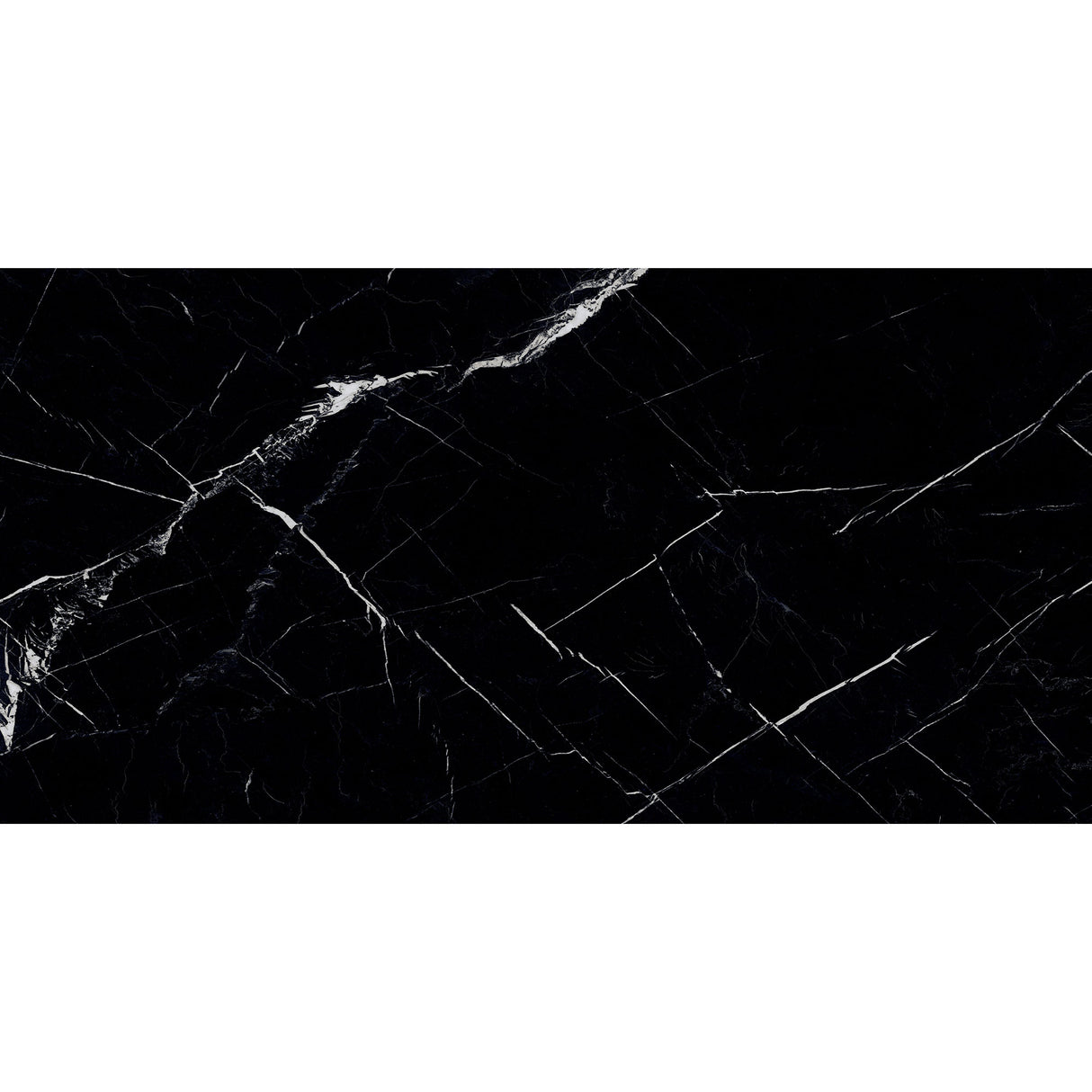 Velin Black Rectified Polished Tile 60 x 120cm