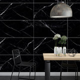 Velin Black tiles on the wall