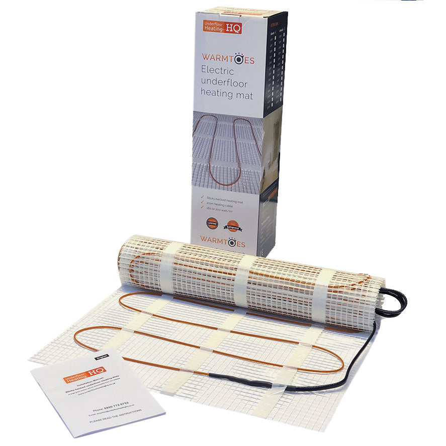 160W/m² Electric Underfloor Heating Mat
