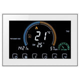 Warmsole Wi-Fi XL Programmable Thermostat - 7-Day Touch Screen, Air & Floor Sensor - White