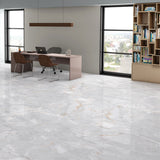 Zalara Sky tiles, installed on a floor