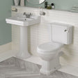 Abbey 1TH Basin & Full Pedestal 600 x 500mm