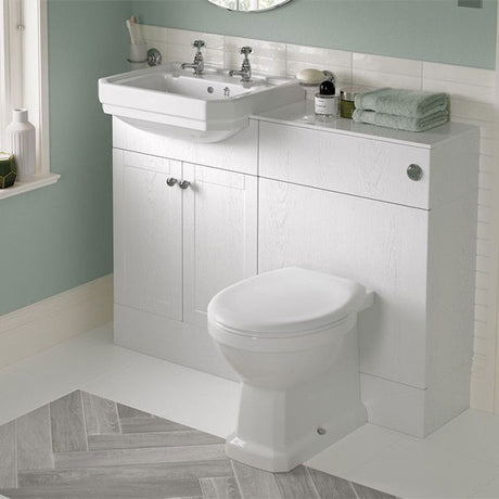 Abbey 2TH Semi Recessed Basin 495 x 445mm