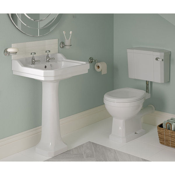 Tabo Primrose Low Level WC & Standard Soft Close Seat