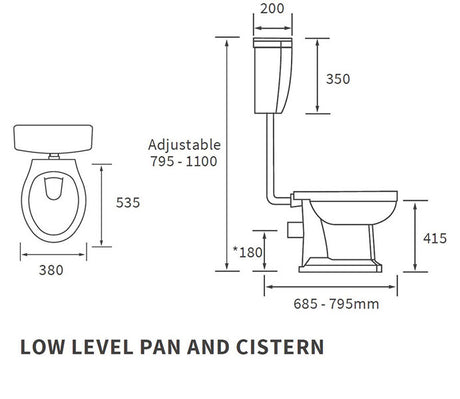 Tabo Primrose Brushed Brass Low Level WC & Satin White Wood Effect Soft Close Seat