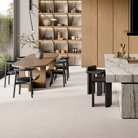 ABK Alterego Milk Rett Tiles 120 x 120cm