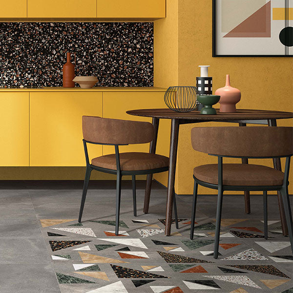 ABK Blend Concrete Grey Combo Rett Tiles