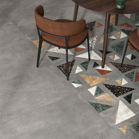 ABK Blend Concrete Grey Combo Rett Tiles