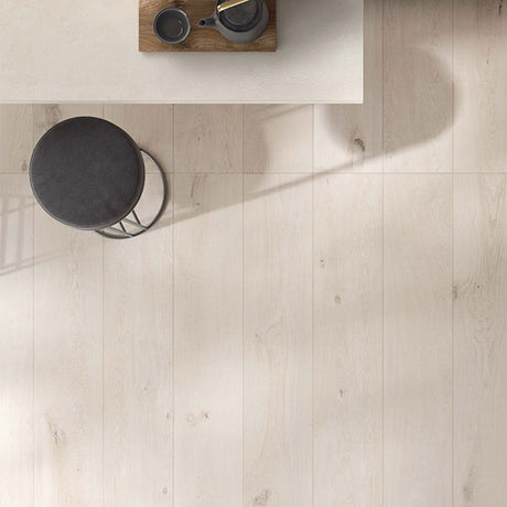 ABK Crossroad Wood White tiles (26 x 200cm shown)