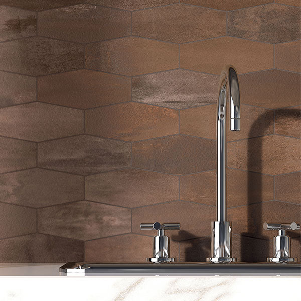 ABK Interno 9 Rust Losanga Mosaic setting