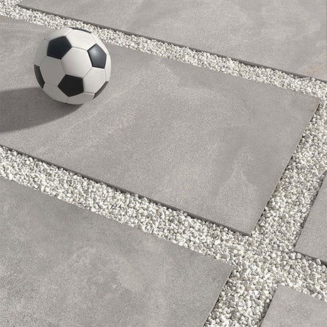 ABK OUT.20 Blend Concrete Ash Rett Outdoor Tiles