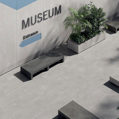 ABK OUT.20 LAB325 Base Ash Outdoor Tiles