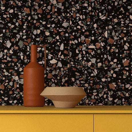 ABK Play Drops MultiBlack tiles