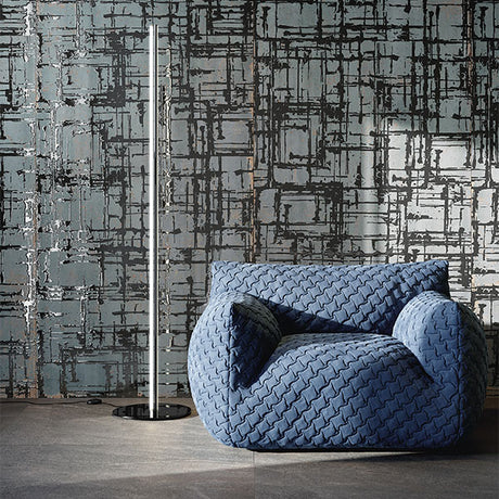 ABK Poetry Decor Lines Metal Verdigris Rett Tile 120 x 280cm