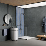 ABK Poetry Net Coal Rett Tiles 60 x 120cm